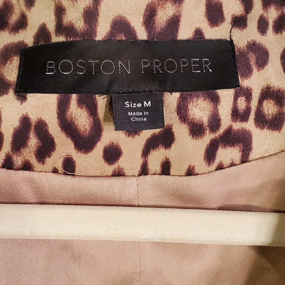 Boston Proper Cheetah Jacket - Picture 7 of 8